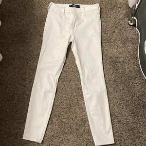 Hollister high waisted white skinny jeans “jegging”